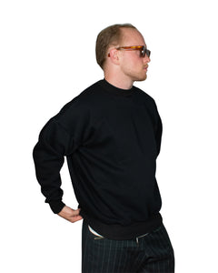 Blank Sweatshirt - Jet Black