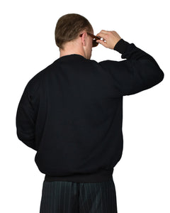 Blank Sweatshirt - Jet Black