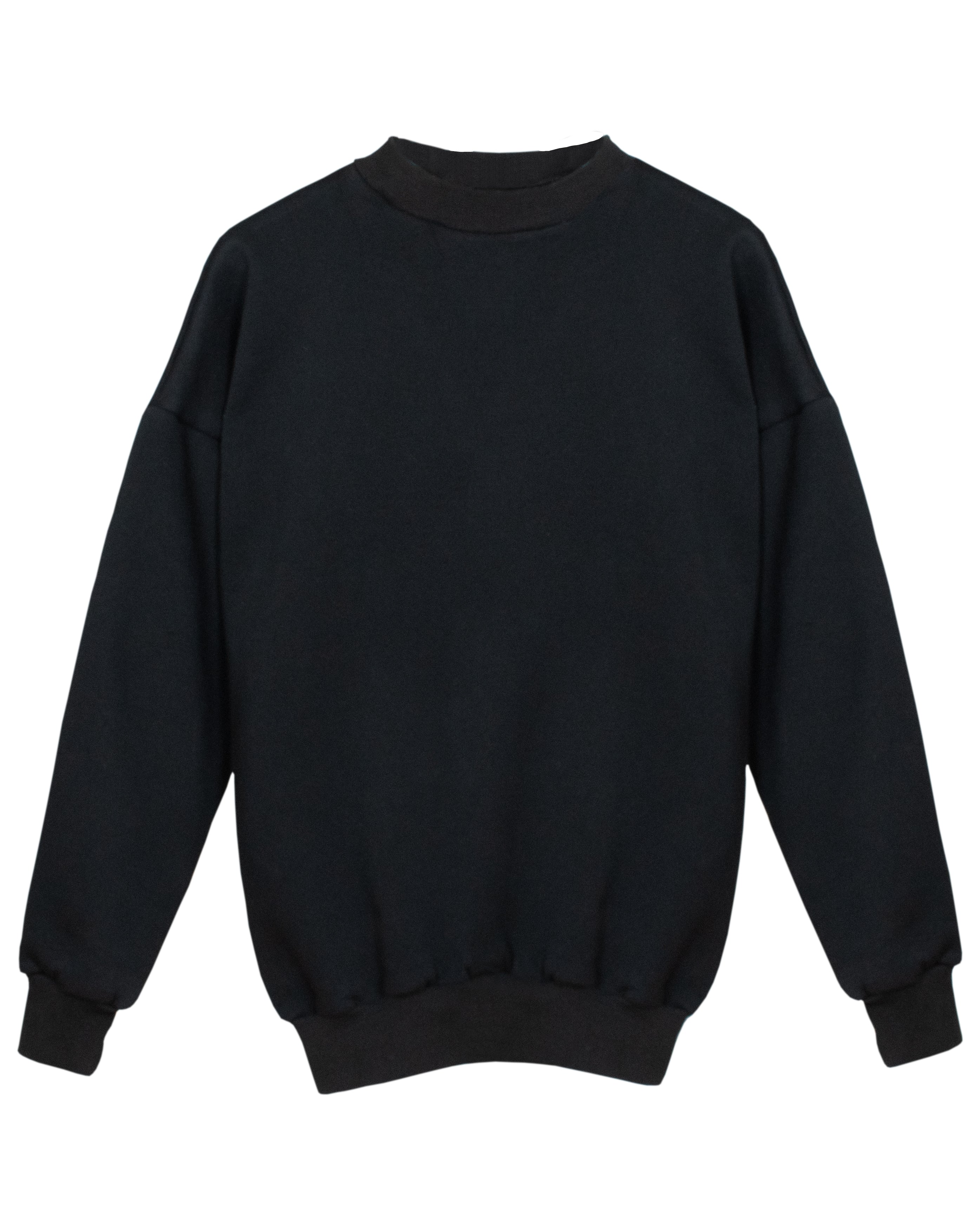 Blank Sweatshirt - Jet Black