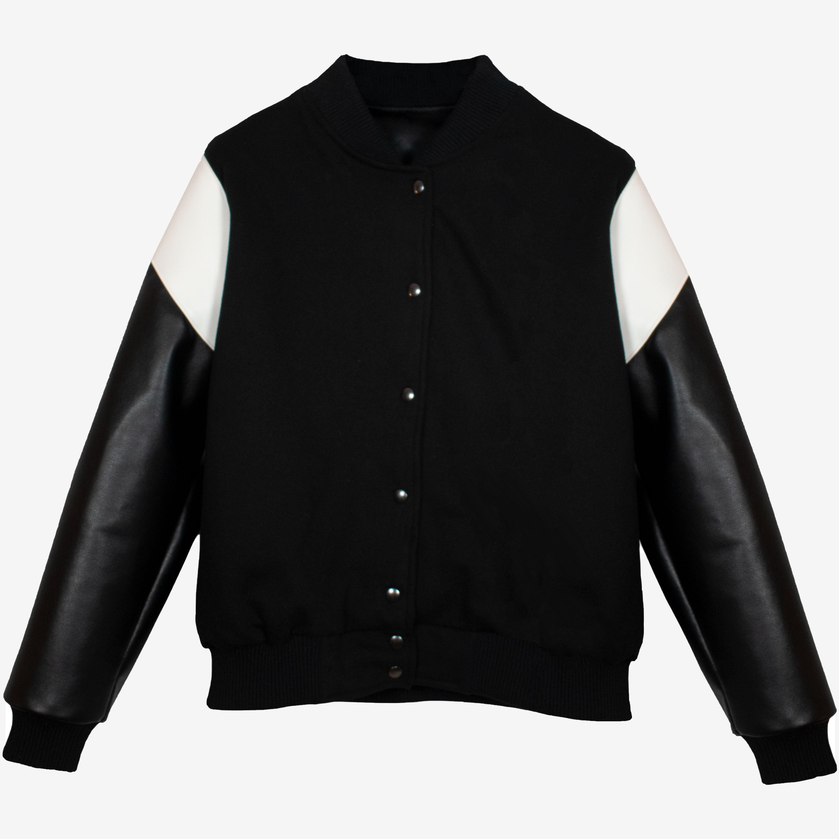 Varsity Jacket - Black Angel Skull