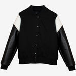 Load image into Gallery viewer, Varsity Jacket - Black Angel Skull
